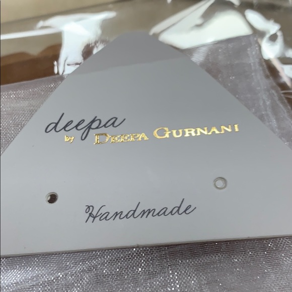 DEEPA GURNANI HAND MADE GRAYCE HOOP EARRINGS - Picture 14 of 14